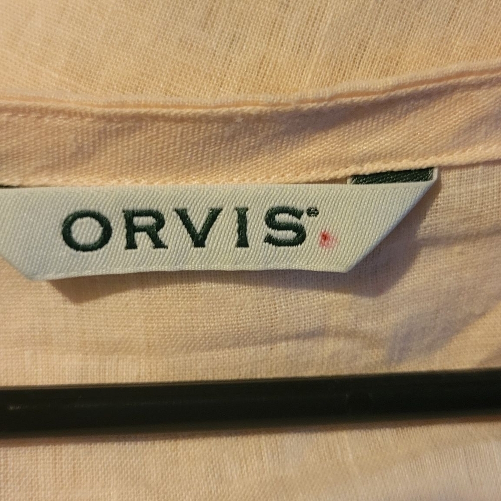 Orvis Women's Light Pink Short Sleeve Top - Picture 3 of 4
